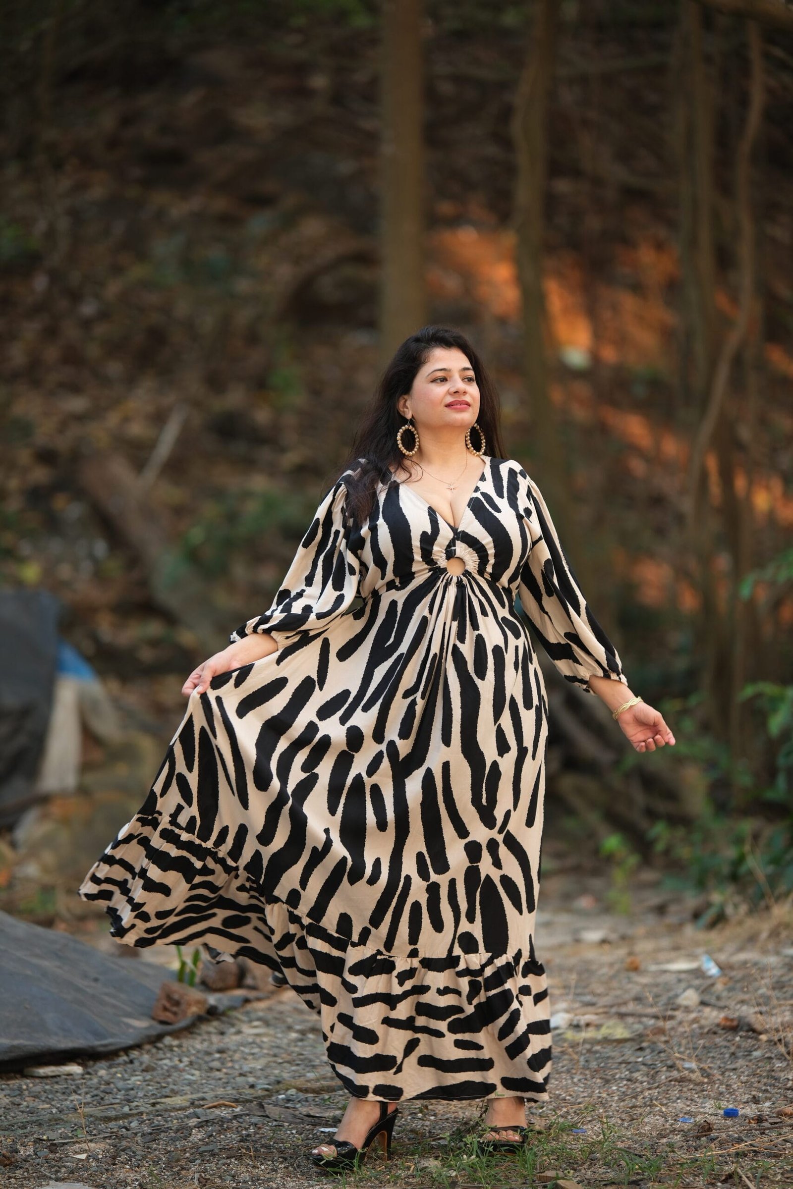 Cheetah Printed Gown