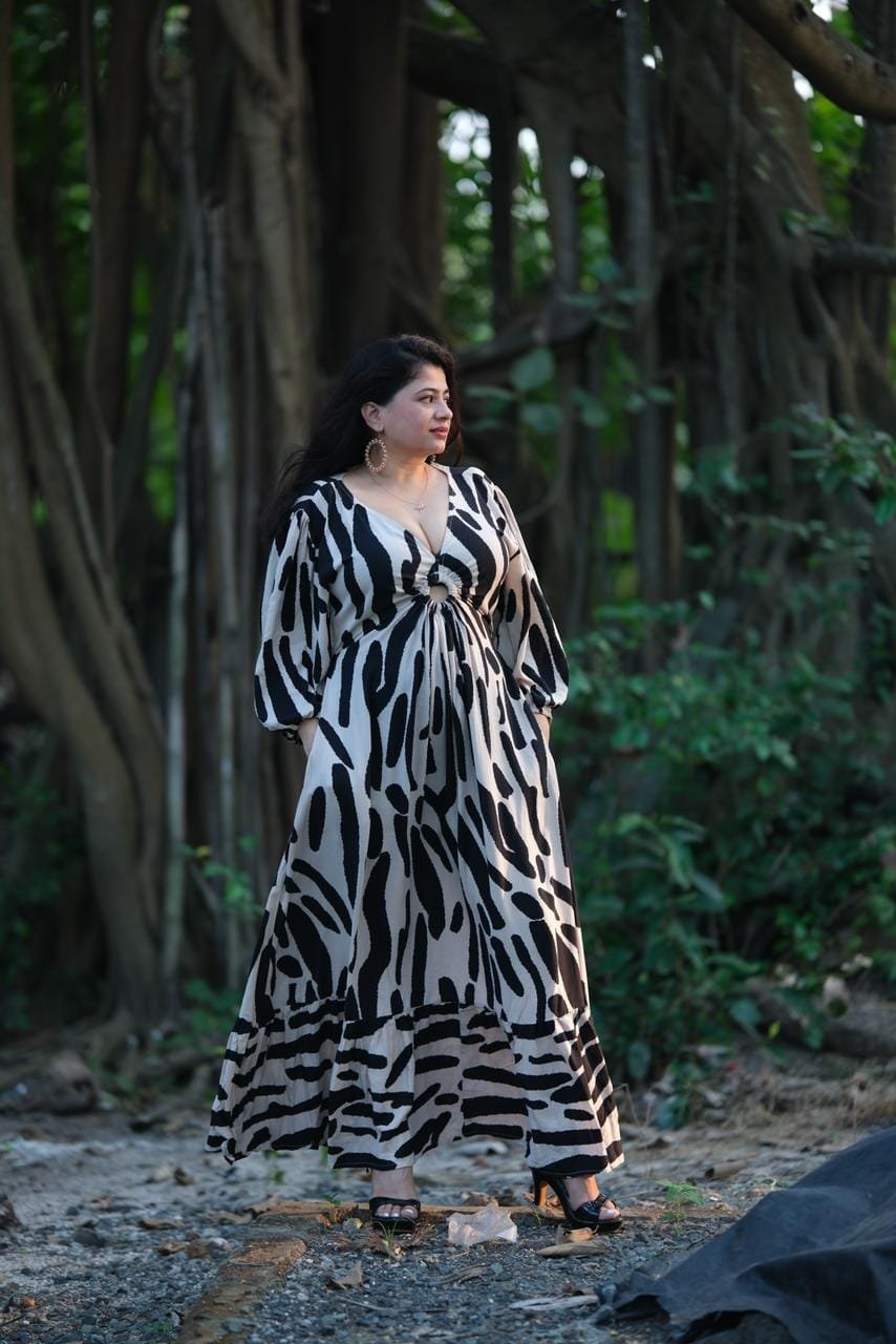 Cheetah Printed Gown - Image 2