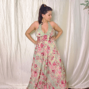 Halterneck Freeflow Gown