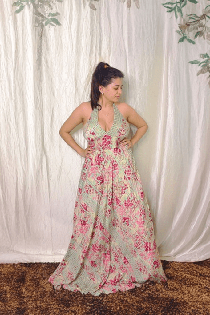 Halterneck Freeflow Gown