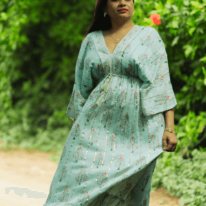 Pastel Green Kaftan